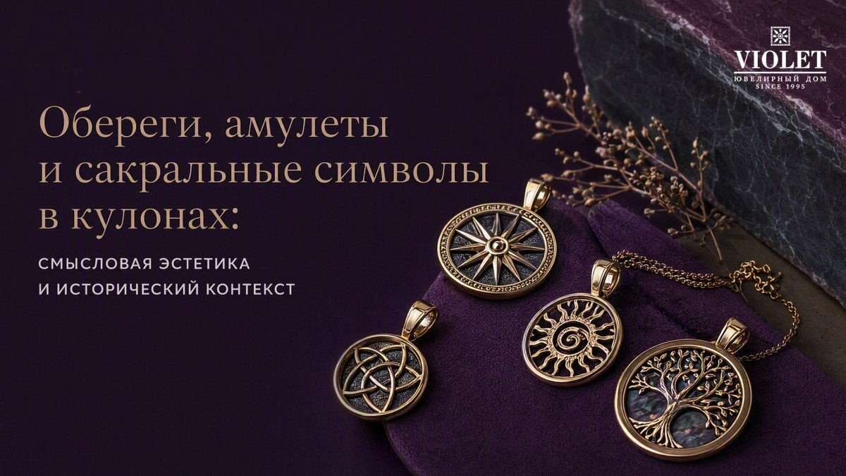 Обереги, амулеты и сакральные символы в кулонах: смысловая эстетика и исторический контекст