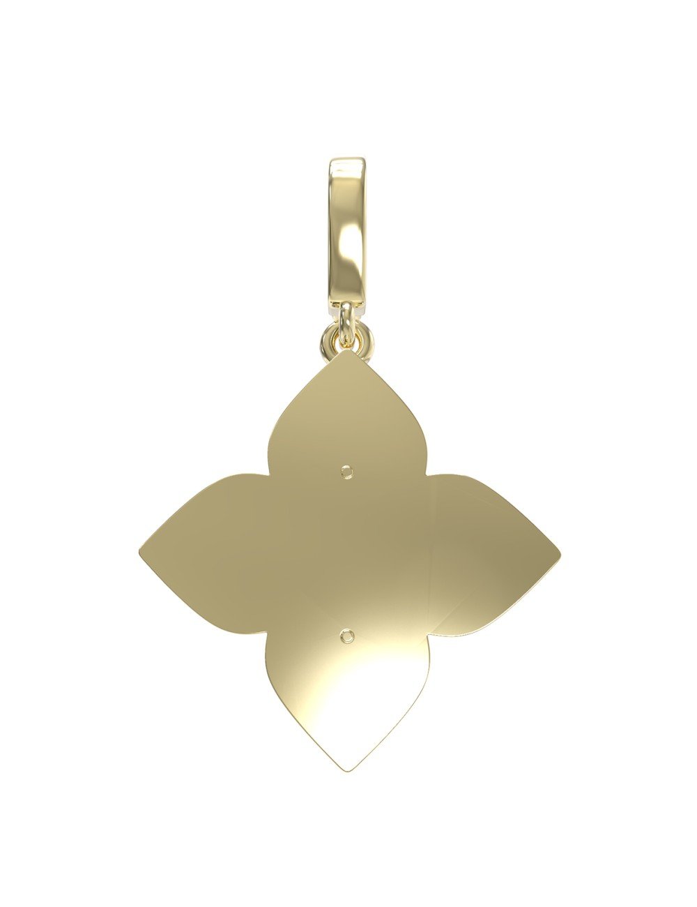 Подвеска из лимонного золота c бриллиантами и малахитом