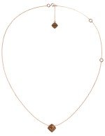 Колье из золота c бриллиантами и сапфиром