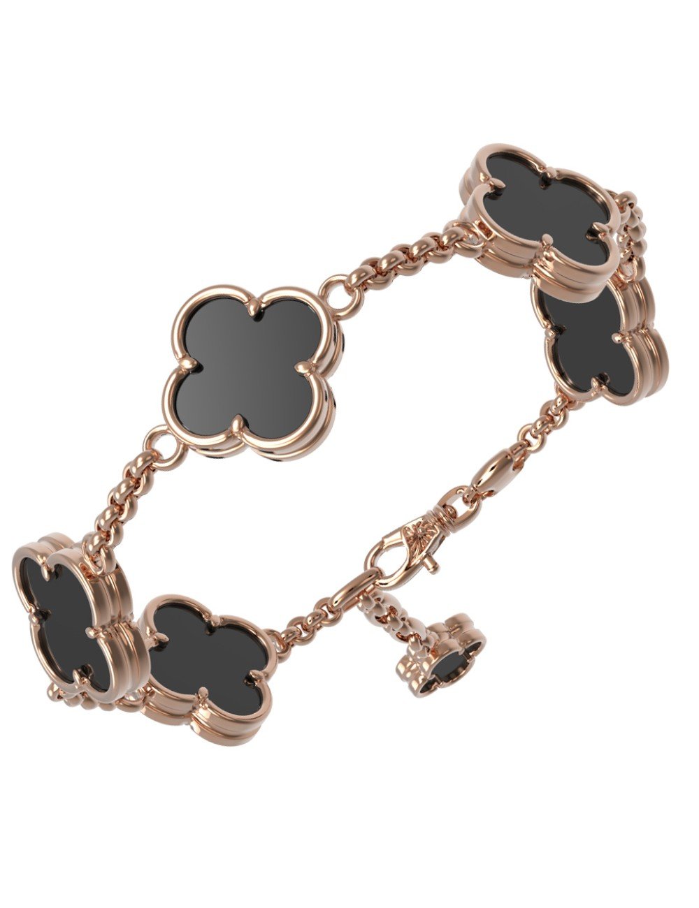 Браслет из золота c ониксом