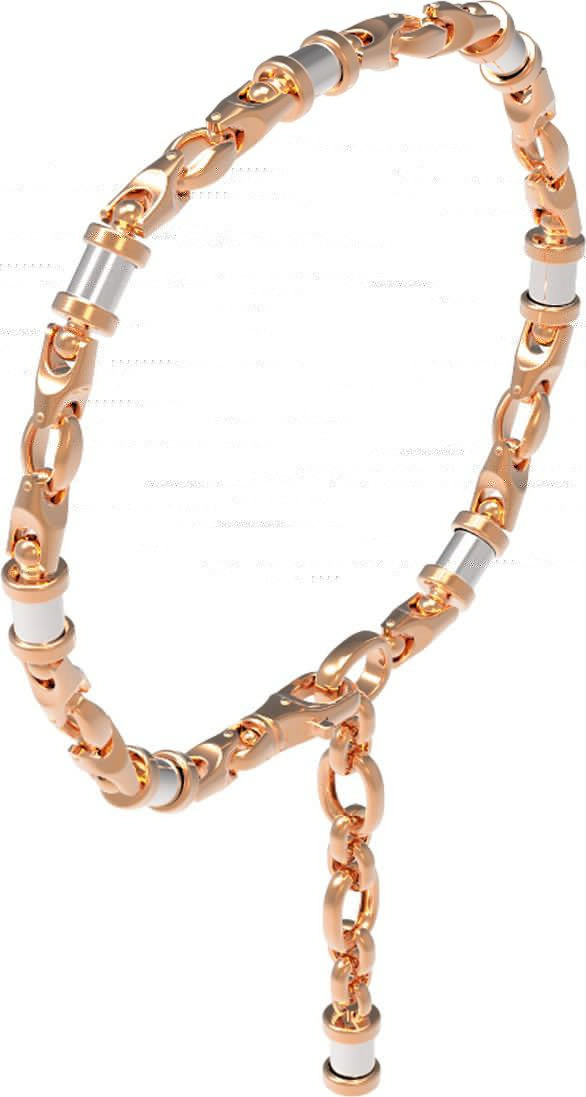 Браслет из красного золота 585 пробы