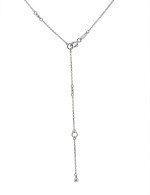 Колье из лимонного золота c бриллиантами, ониксом и перламутром