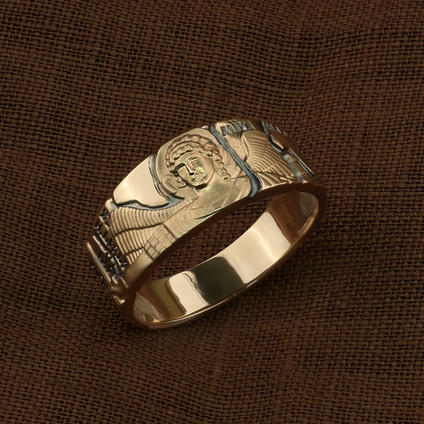 Кольцо из красного золота 585 пробы