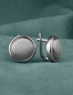 Серьги из белого золота