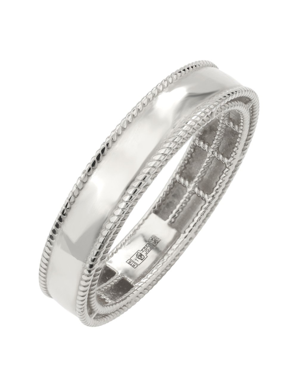 Кольцо из белого золота