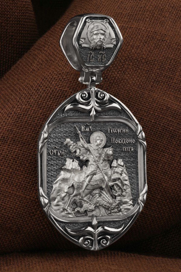 Образок из белого золота