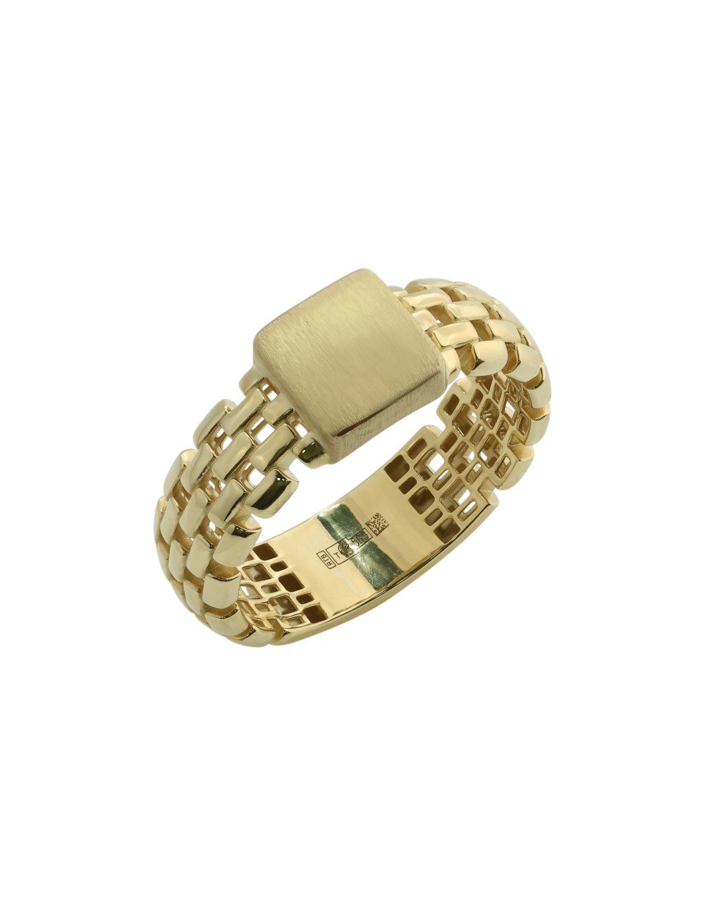 Кольцо из лимонного золота