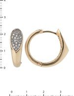 Серьги из золота c бриллиантами