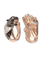 Серьги из золота c фианитом