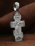 Крест из белого золота