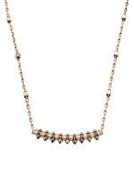 Колье из розового золота c бриллиантами