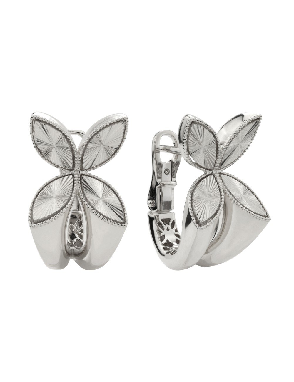 Серьги из белого золота