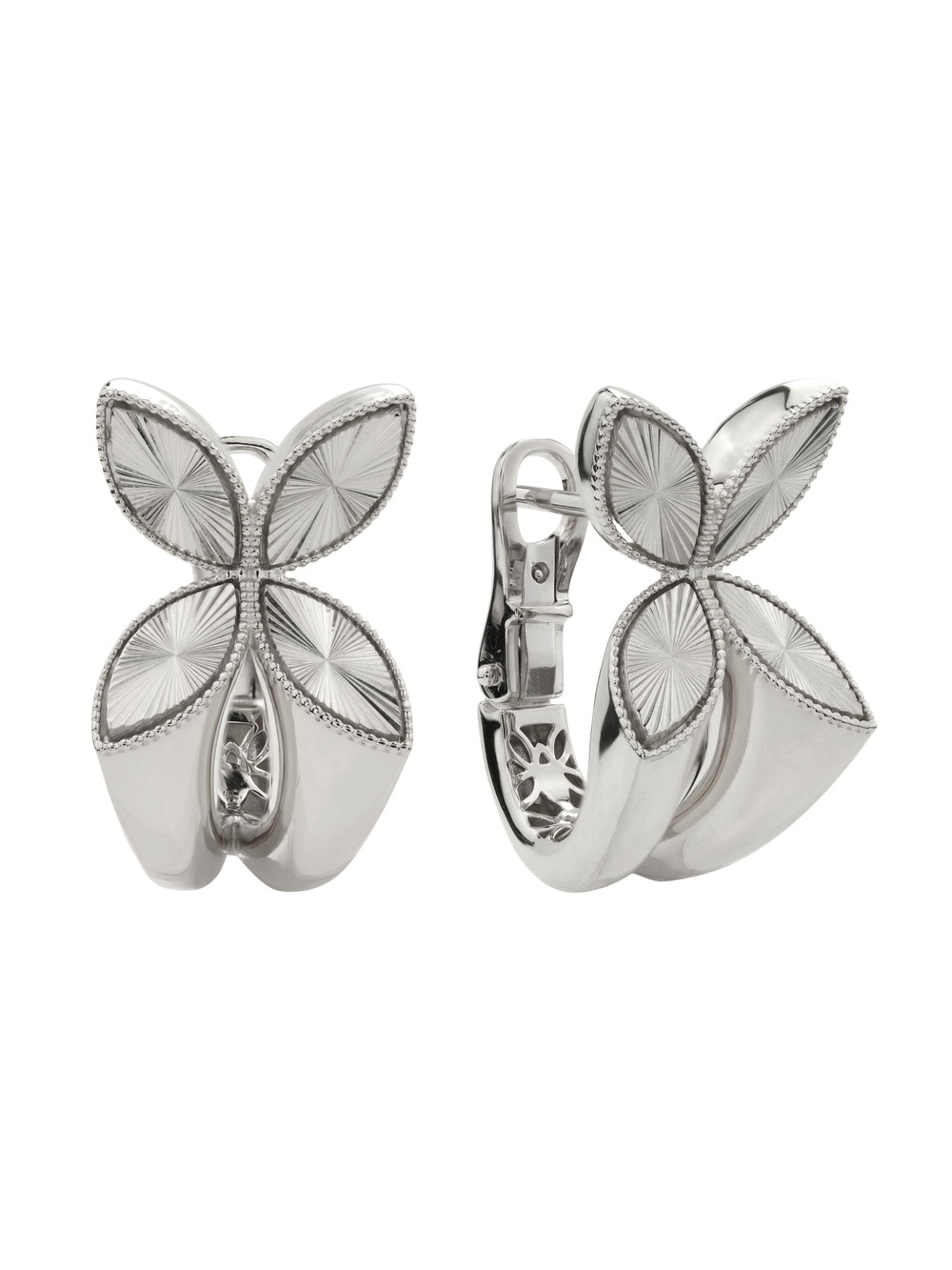 Серьги из белого золота 585 пробы