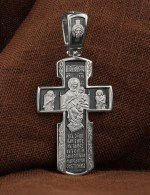 Крест из белого золота