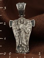 Крест из белого золота