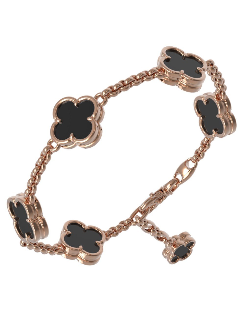 Браслет из золота c ониксом