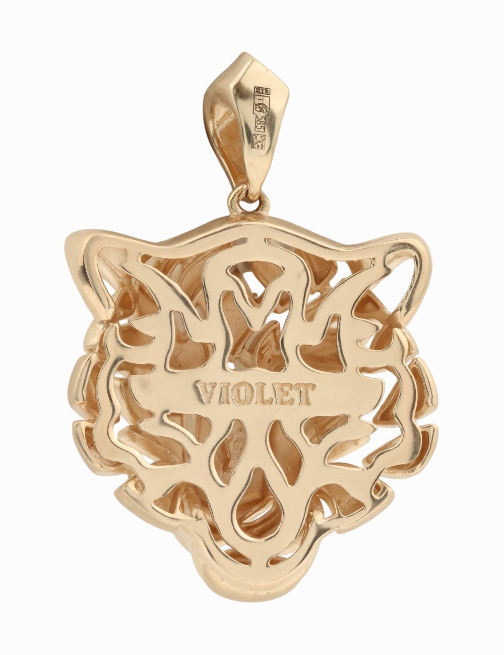 Подвеска из золота c изумрудом