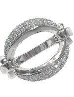 Кольцо из белого золота c бриллиантами