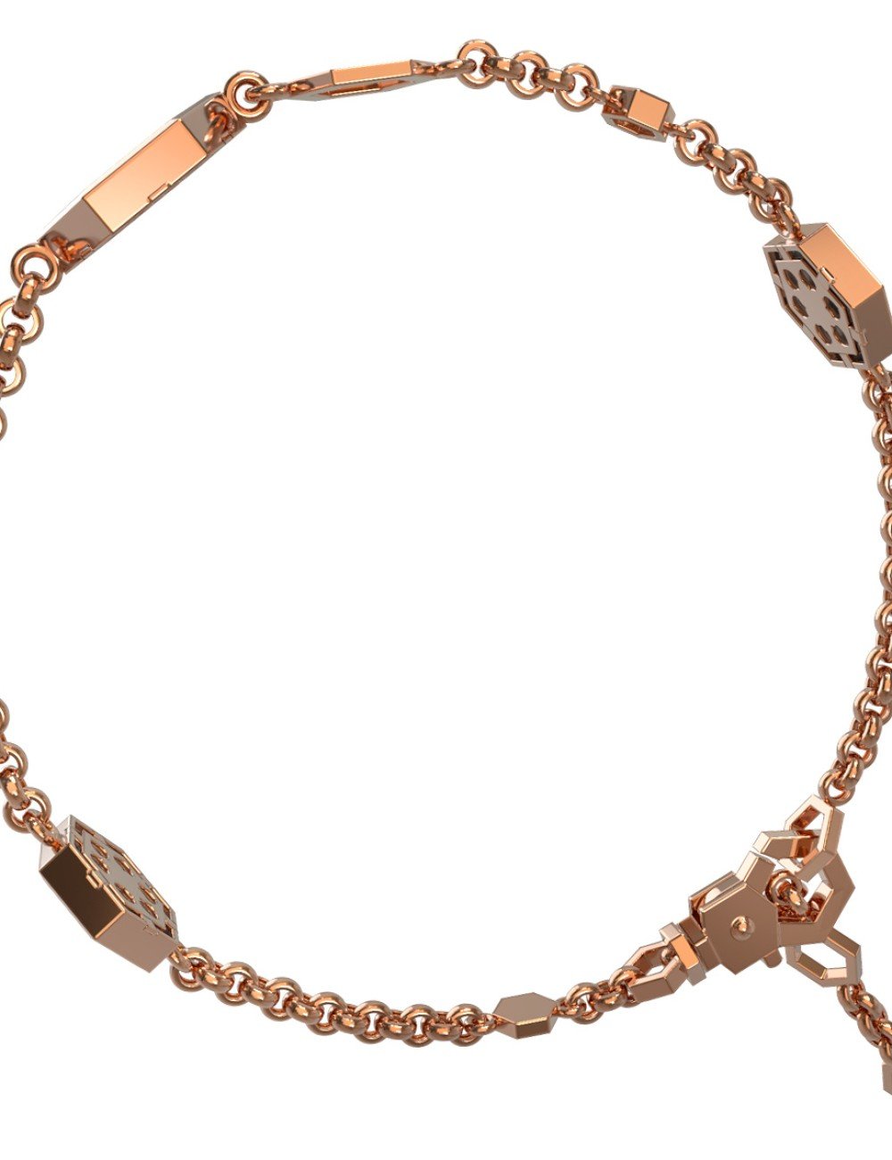 Браслет из золота c бриллиантами, малахитом и перламутром