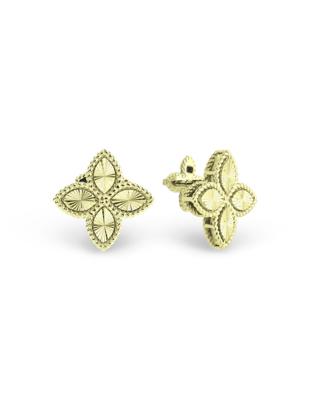 Серьги из лимонного золота