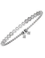 Браслет из белого золота c бриллиантами