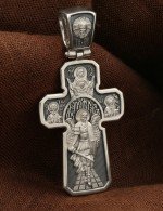 Крест из белого золота