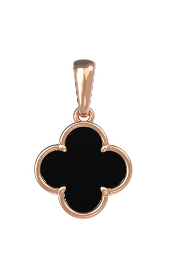 Подвеска из золота c ониксом