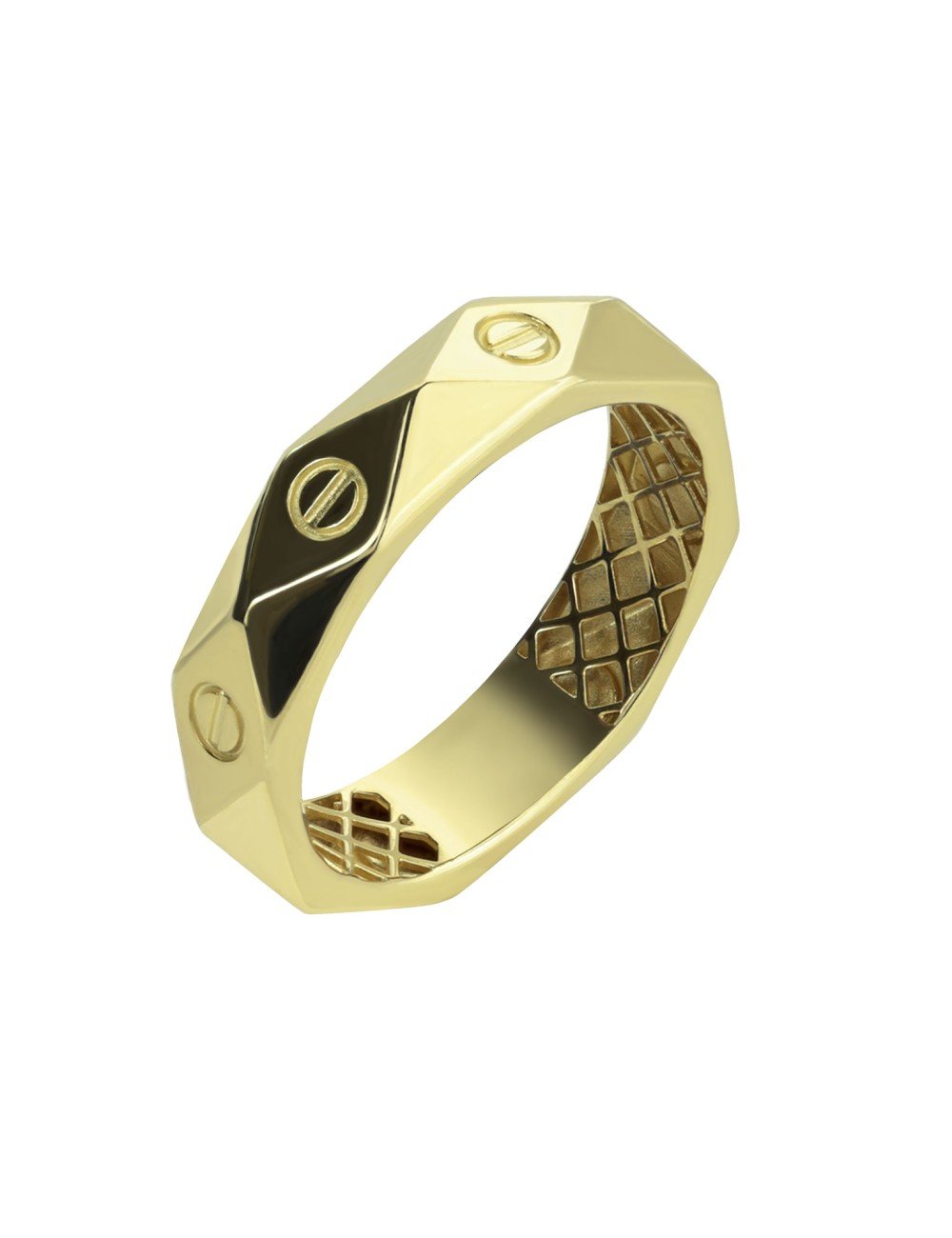 Кольцо из лимонного золота