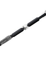 Браслет из белого золота c кожаным шнурком