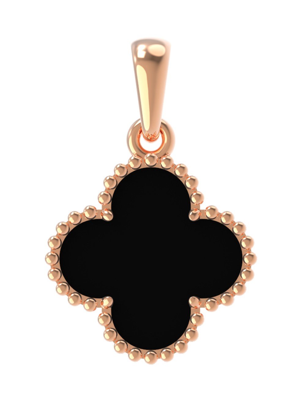 Подвеска из золота c ониксом