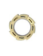 Подвеска из лимонного золота c малахитом