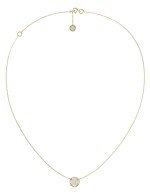 Колье из лимонного золота c бриллиантами