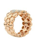 Кольцо из золота c бриллиантами и рубином