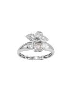 Кольцо из белого золота c бриллиантами