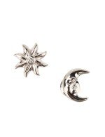 Серьги из белого золота c бриллиантами