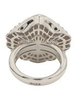 Кольцо из белого золота c рубином