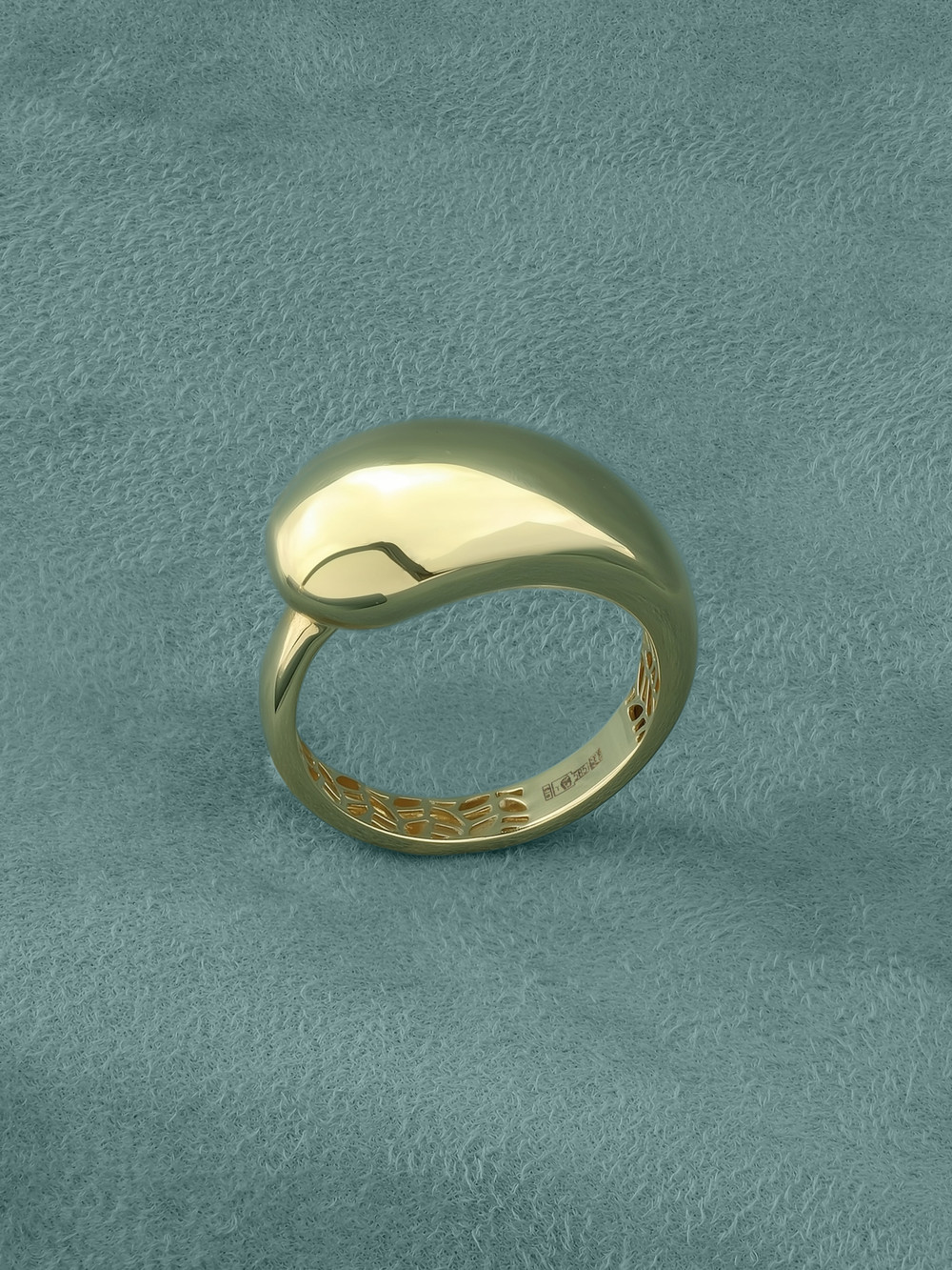 Кольцо из лимонного золота 585 пробы