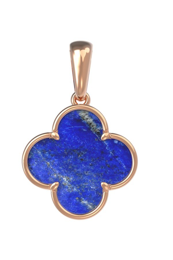 Подвеска из золота c лазуритом