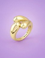 Кольцо из лимонного золота 585 пробы