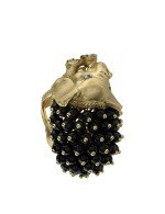 Кольцо из лимонного золота c эмалью и ониксом