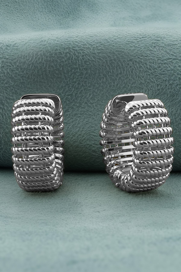 Серьги из белого золота 585 пробы