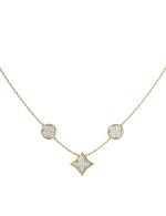 Колье из лимонного золота c бриллиантами