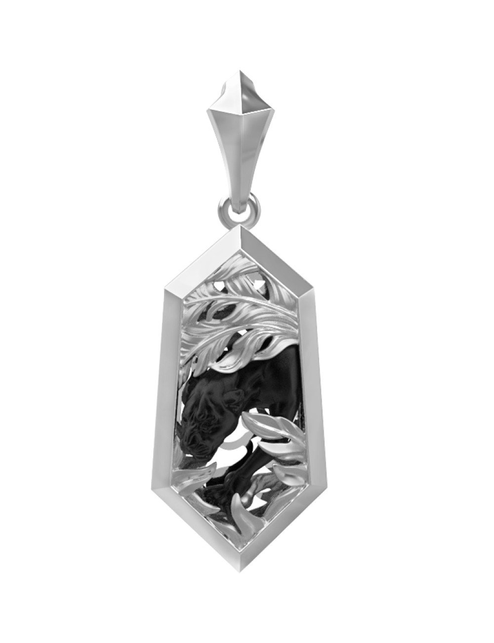 Подвеска из белого золота