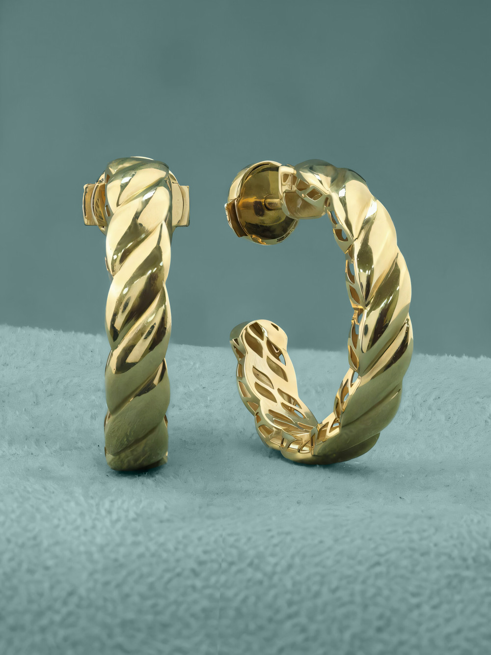 Серьги из лимонного золота 585 пробы