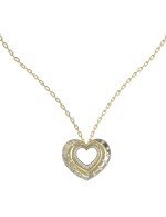 Колье из лимонного золота c бриллиантами