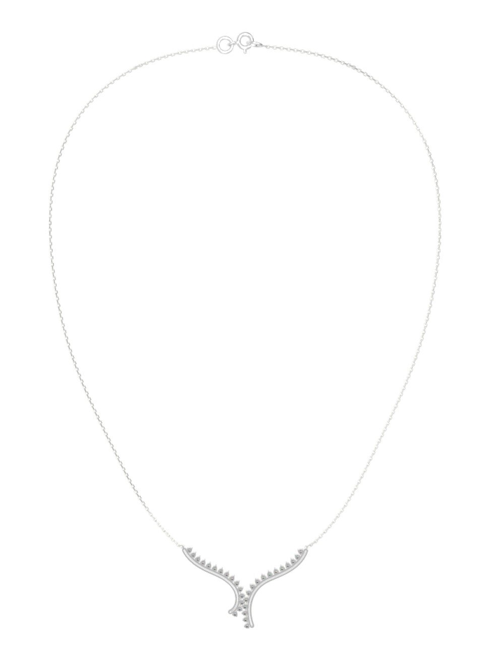 Колье из белого золота c бриллиантами