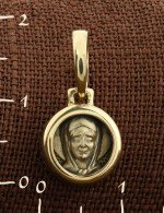 Образок из лимонного золота