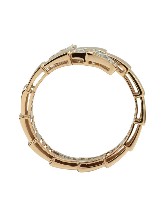 Кольцо из красного золота 585 пробы c бриллиантами